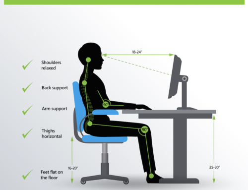 How to Sit Properly at a Desk